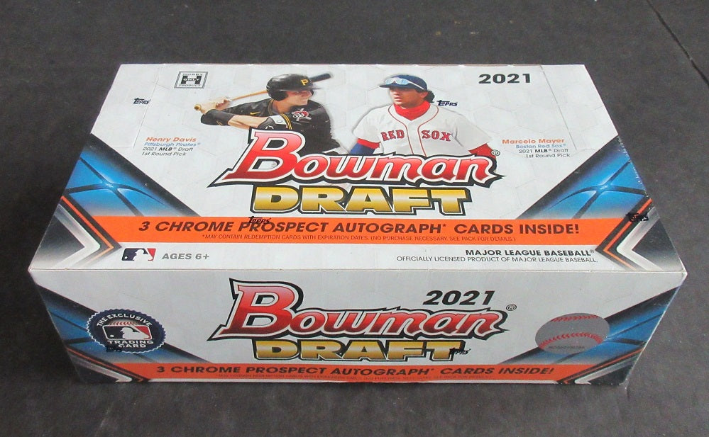 2021 Bowman Draft Baseball Jumbo Box (Hobby) (12/32)