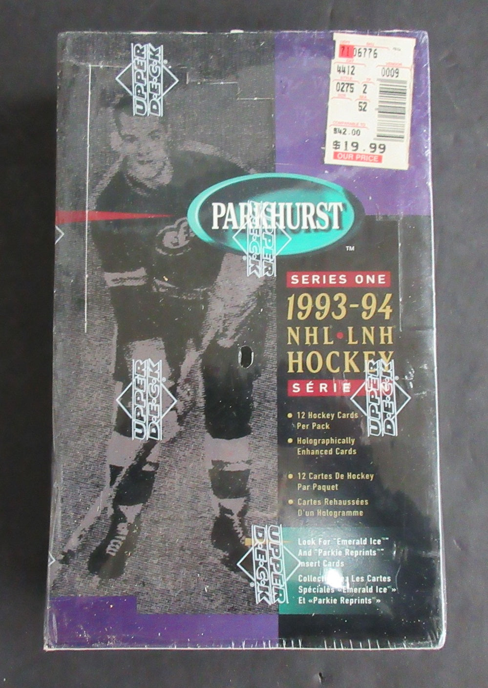 1993/94 Upper Deck Parkhurst Hockey Series 1 Box (Bi-Lingual) (36/12)
