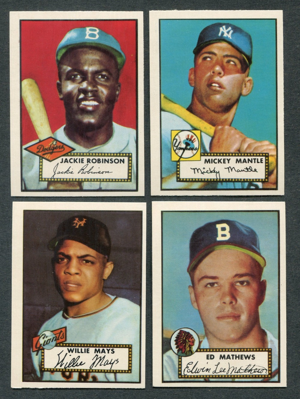 1952 Topps Baseball Reprint Complete Set (Issued 1983) NM NM/MT (24-439) (Read)