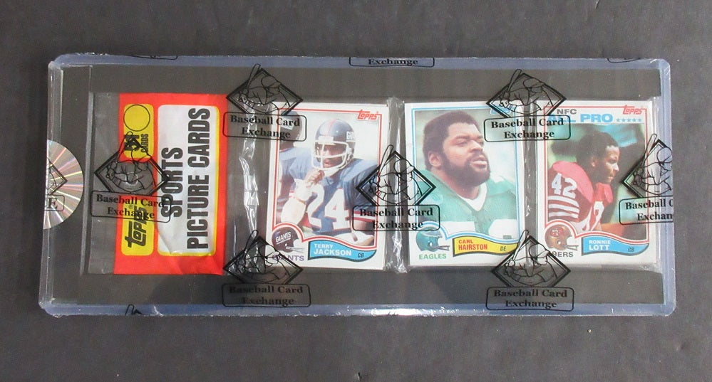 1982 Topps Football Unopened Rack Pack (Lott Top) (BBCE)