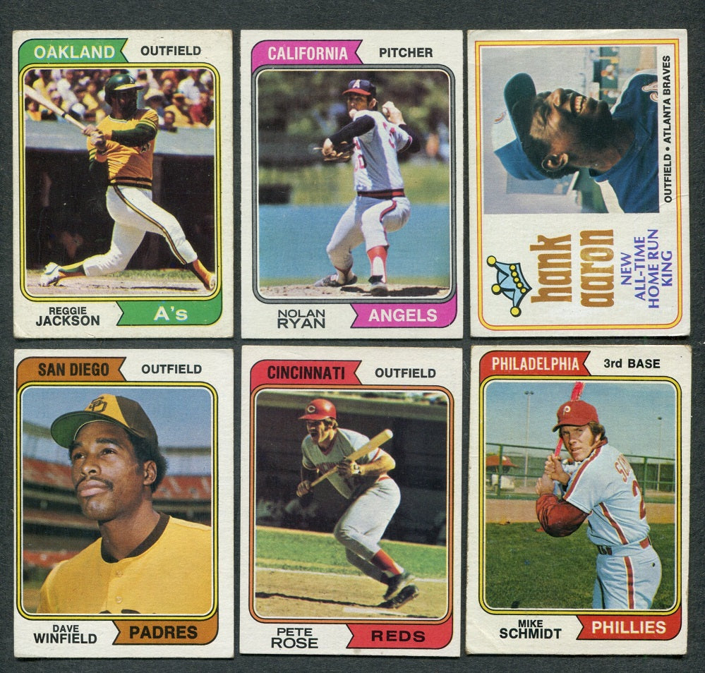 1974 Topps Baseball Complete Set VG (660) (24-444)