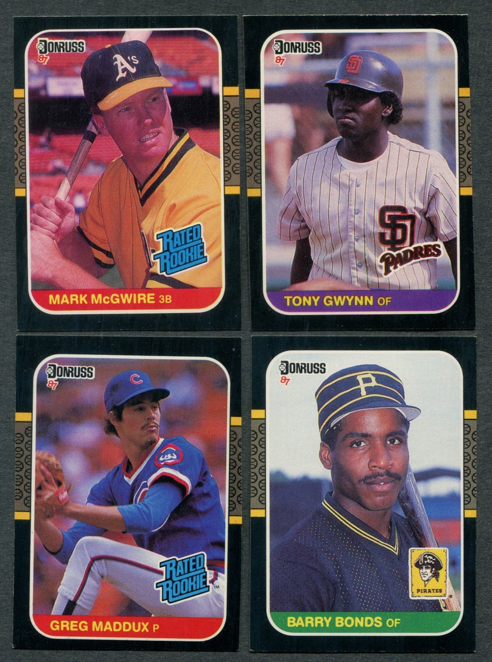 1987 Donruss Baseball Complete Set NM (660) (24-448)