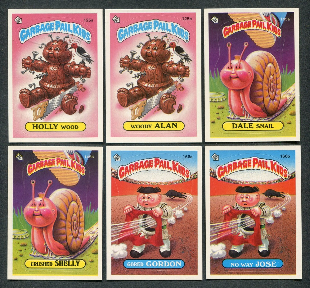 1986 Topps Garbage Pail Kids Series 4 Complete Set (84) NM NM/MT
