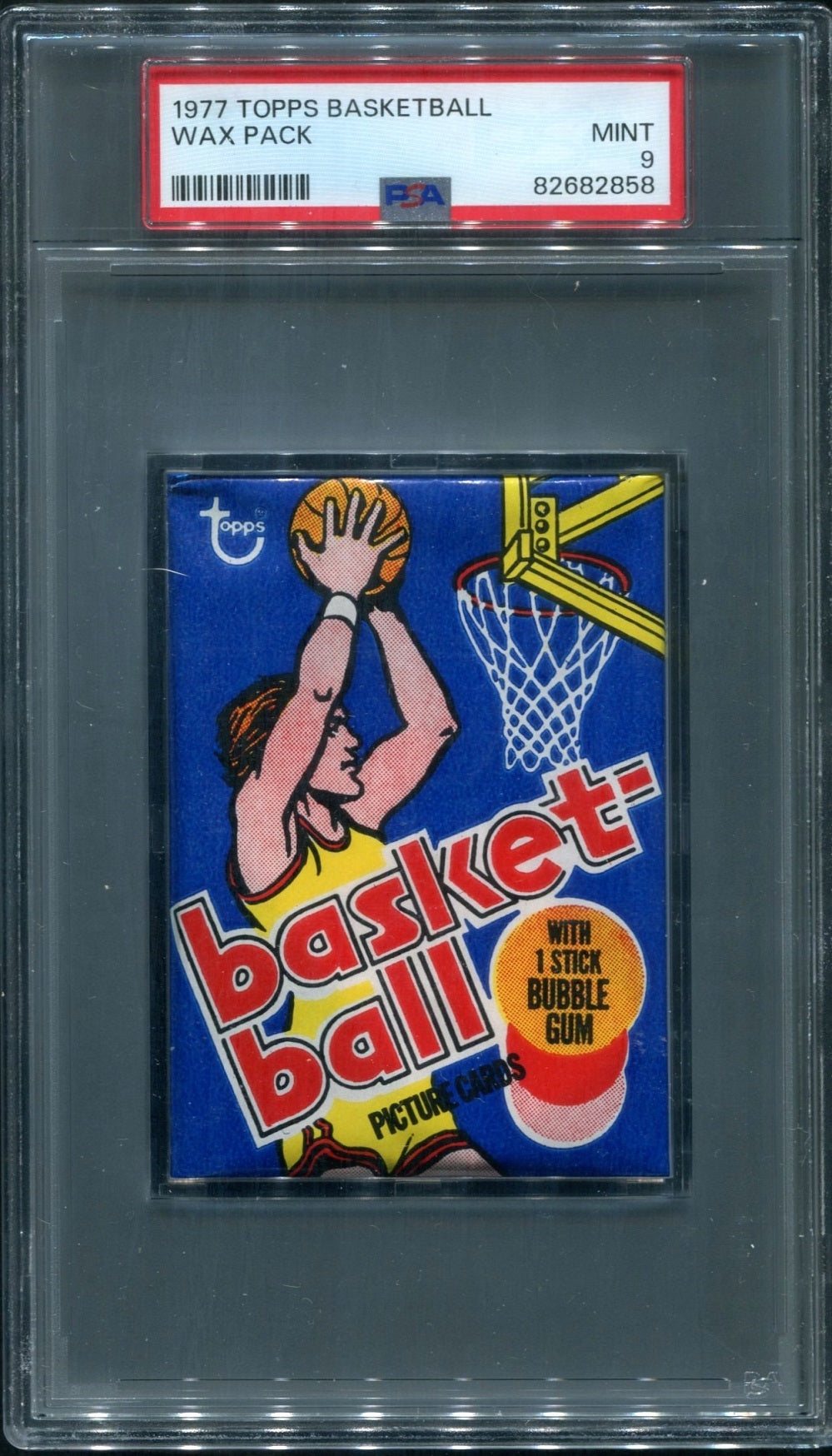 1977 1977/78 Topps Basketball Unopened Wax Pack PSA 9 *2858