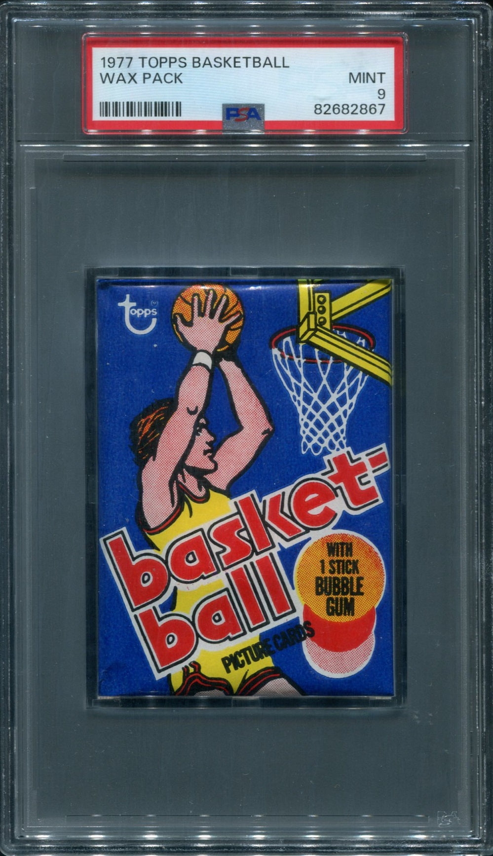 1977 1977/78 Topps Basketball Unopened Wax Pack PSA 9 *2867