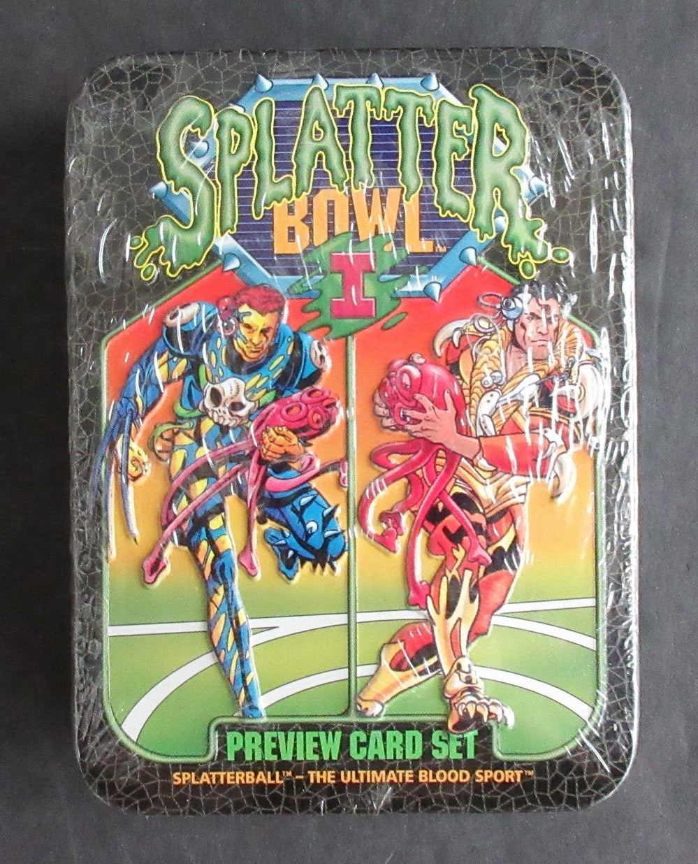 1993 Defiant Splatter Bowl I Preview Card Factory Set (Tin) (30)
