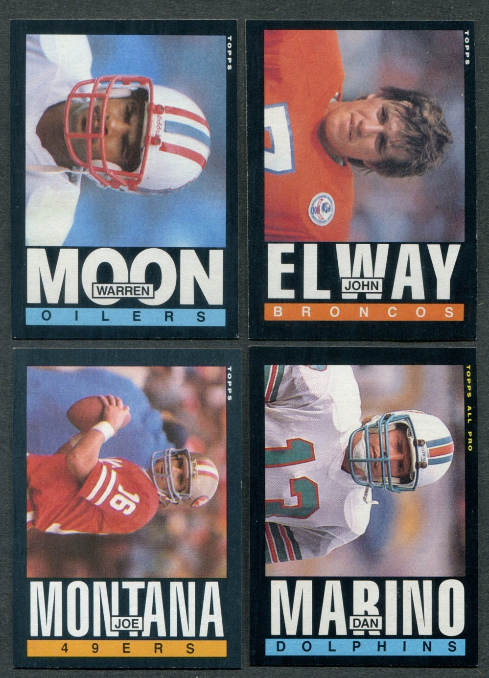 1985 Topps Football Complete Set NM (396) (24-465)