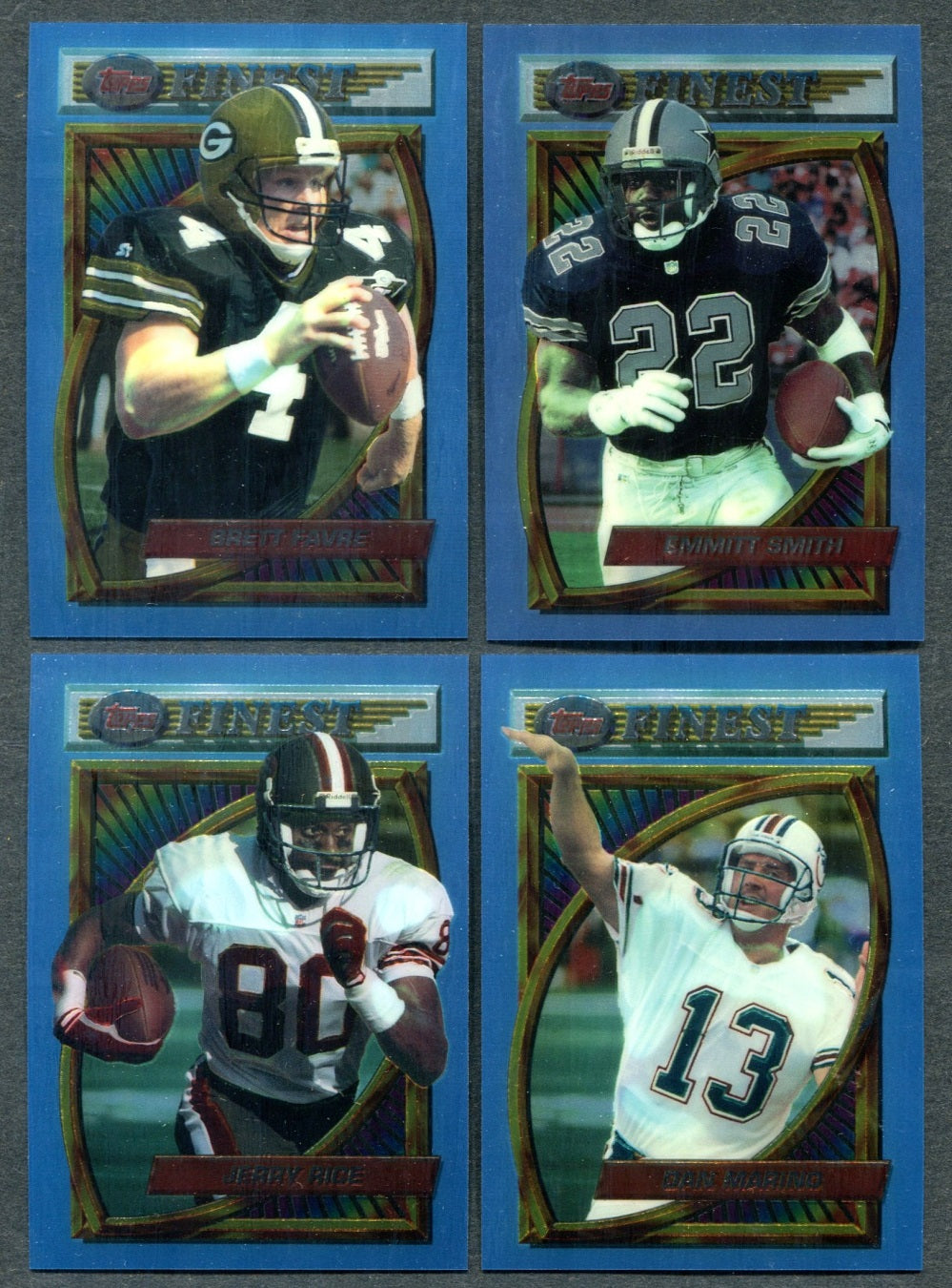 1994 Topps Finest Football Complete Set (220)