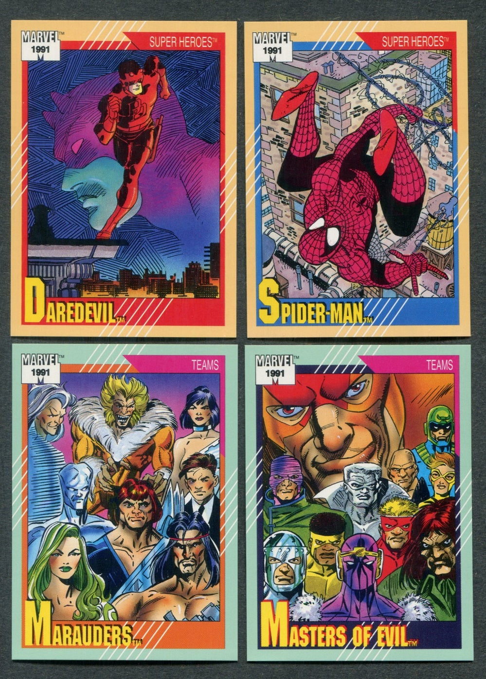 1991 Impel Marvel Universe Series 2 Complete Set (162)