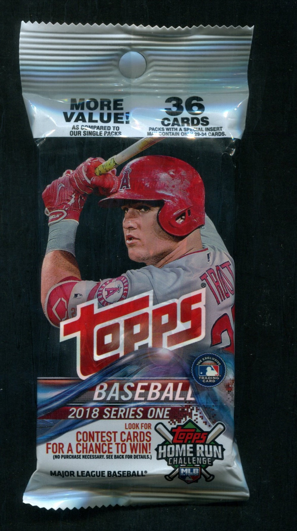 2018 Topps Baseball Unopened Series 1 Value Jumbo Pack (36)