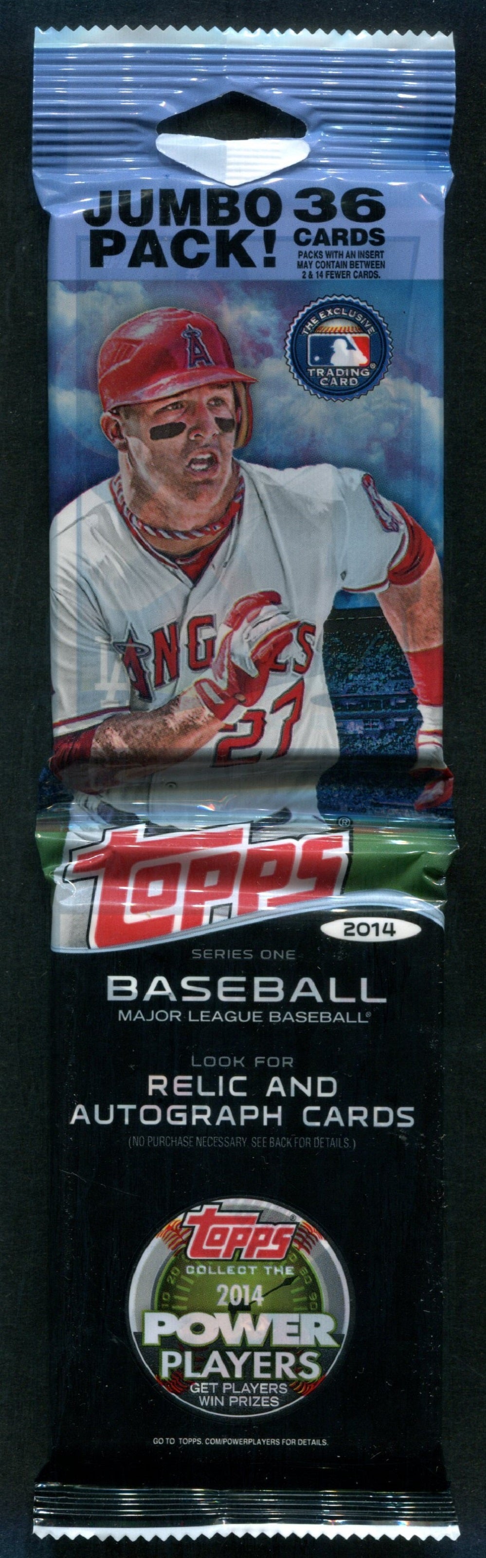 2014 Topps Baseball Unopened Series 1 Jumbo Pack (36)