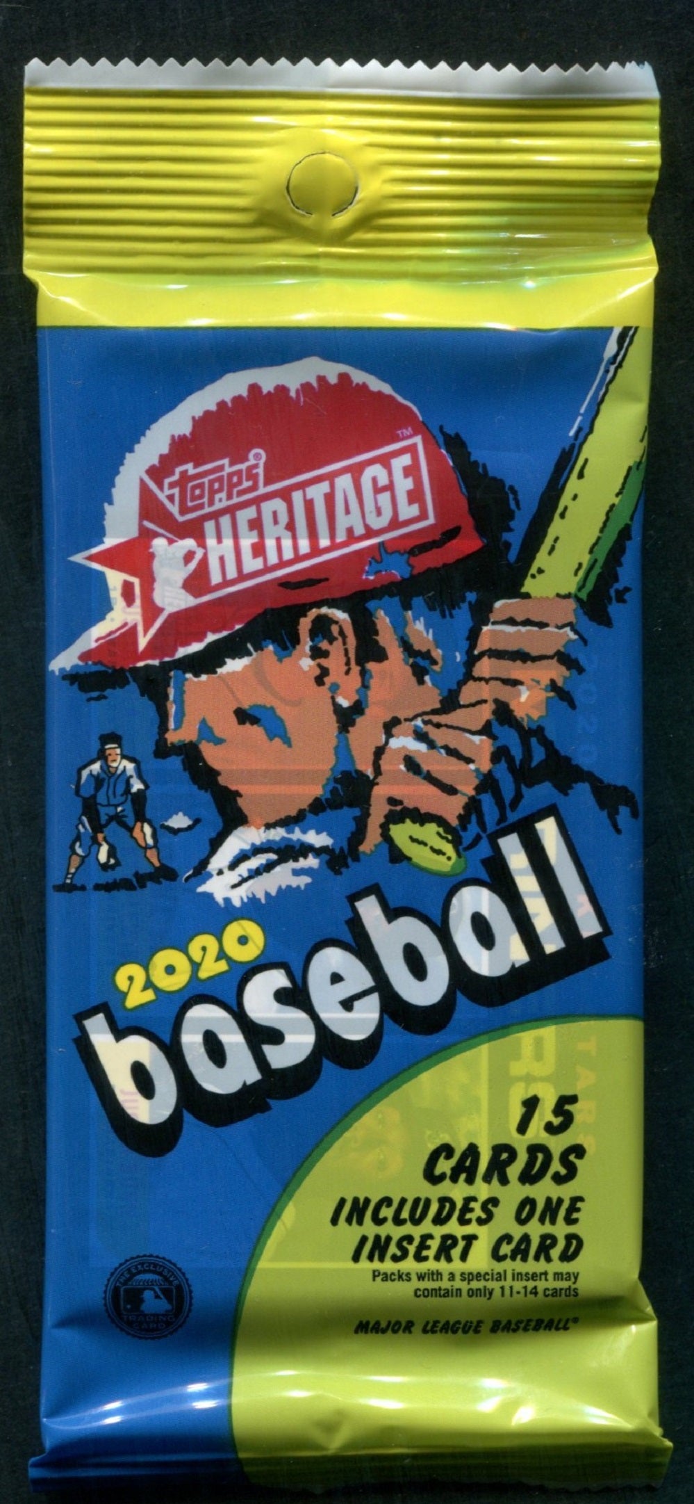 2020 Topps Heritage Baseball Unopened Jumbo Pack (15)