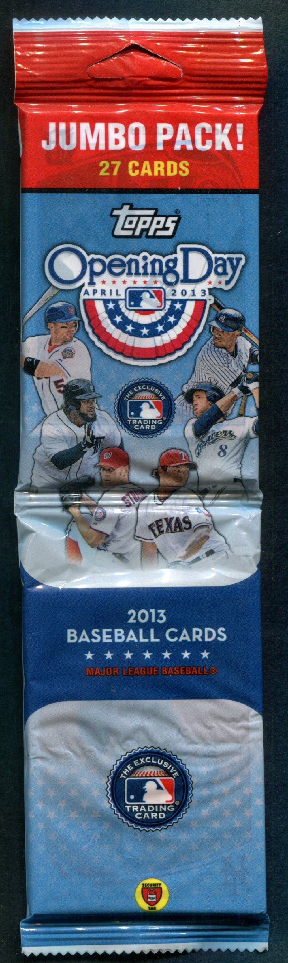 2013 Topps Opening Day Baseball Unopened Jumbo Pack (27)