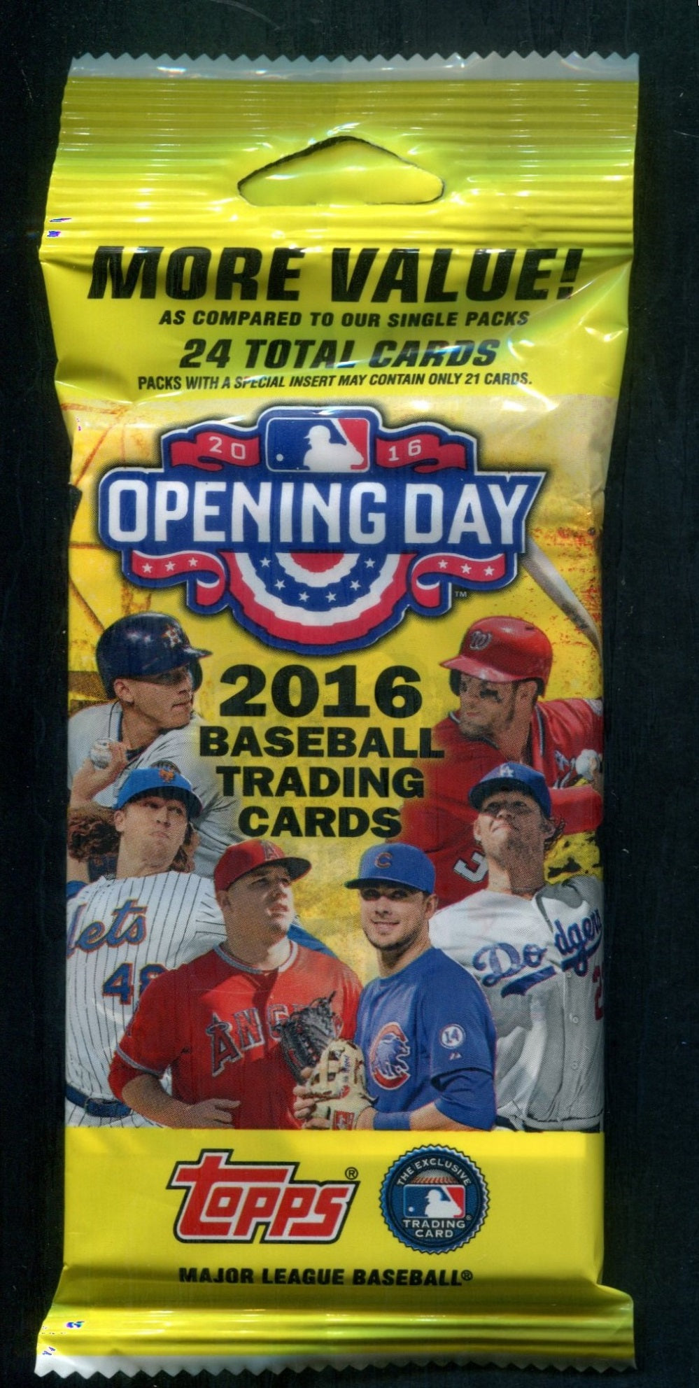 2016 Topps Opening Day Baseball Unopened Value Jumbo Pack (24)