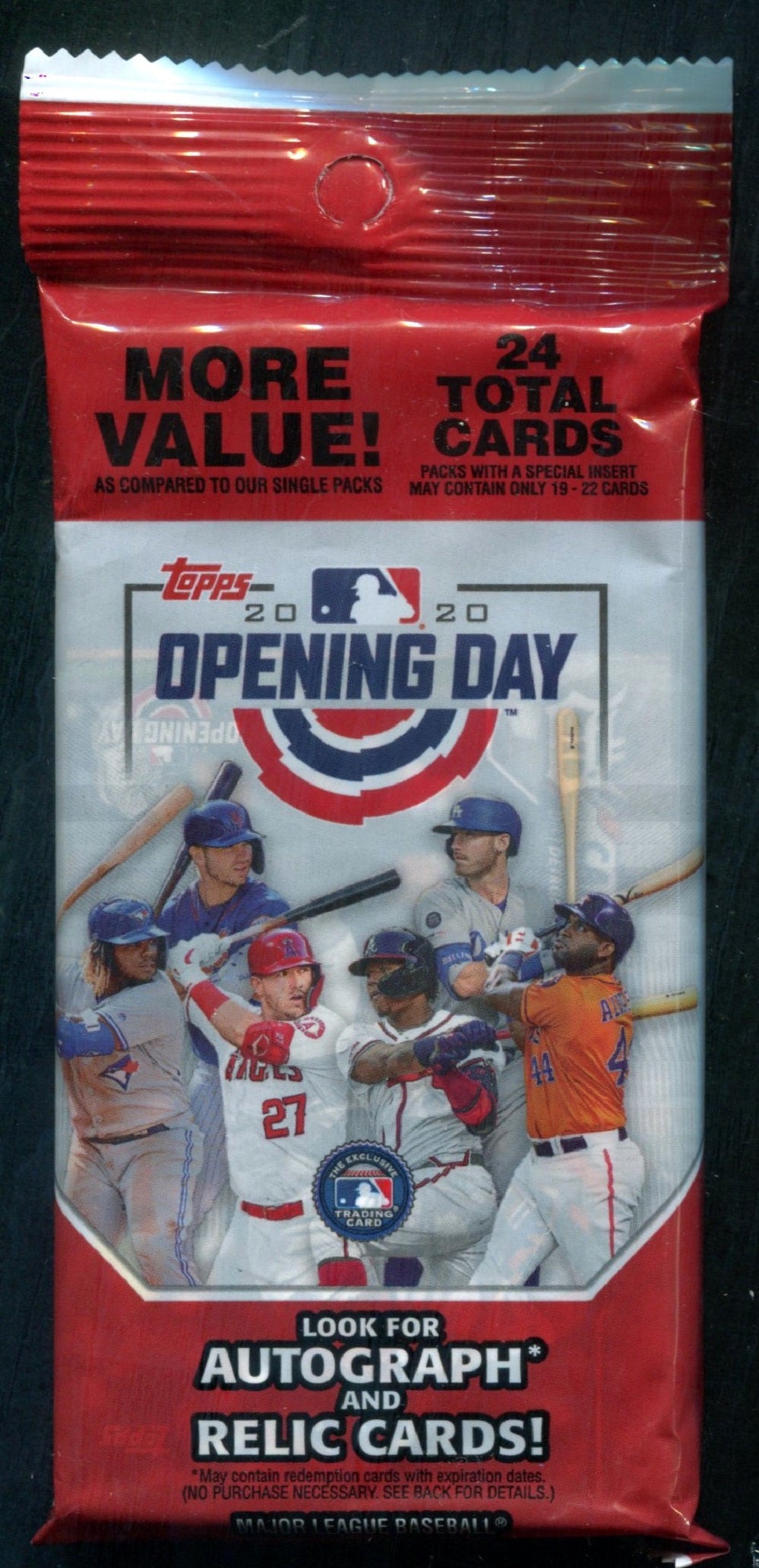 2020 Topps Opening Day Baseball Unopened Value Pack (24)