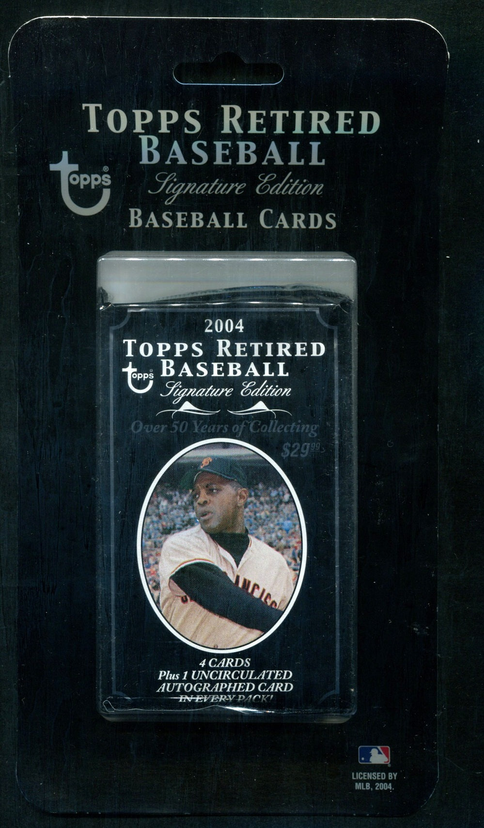 2004 Topps Retired Baseball (Signature) Unopened Blister Pack (1/4 + 1)