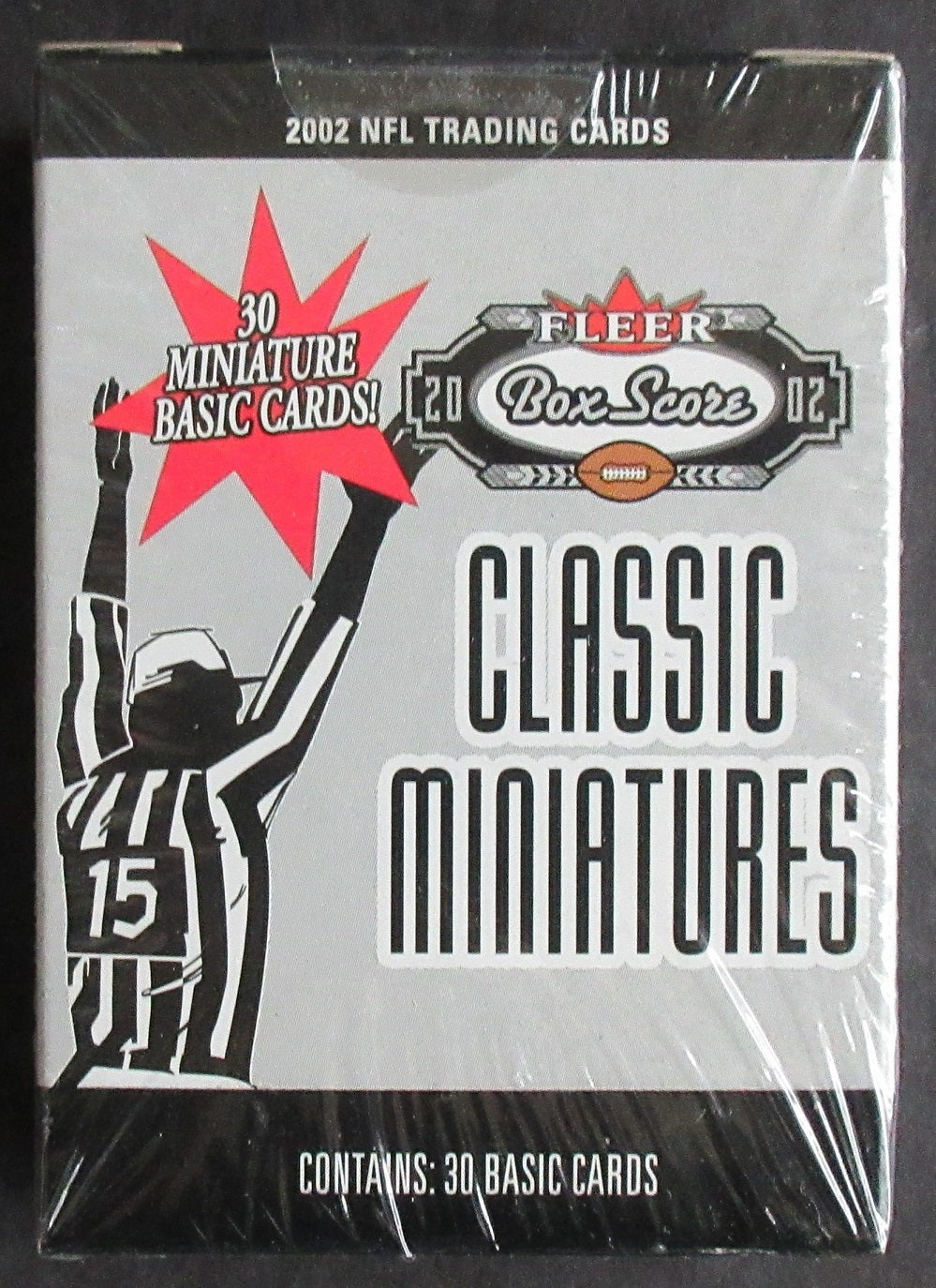 2002 Fleer Football Box Score Classic Miniatures Factory Set (30)