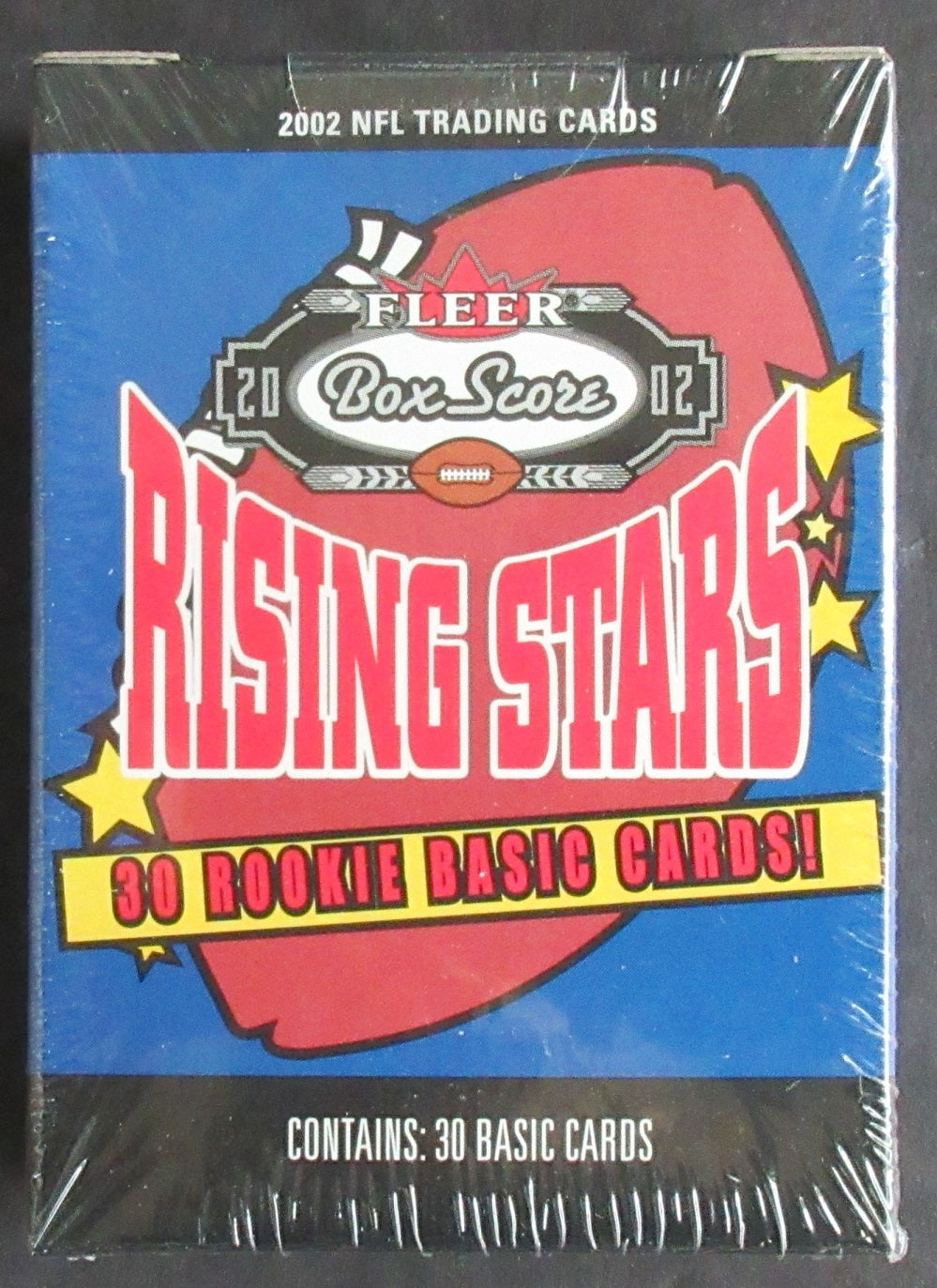 2002 Fleer Football Box Score Rising Stars Factory Set (30)