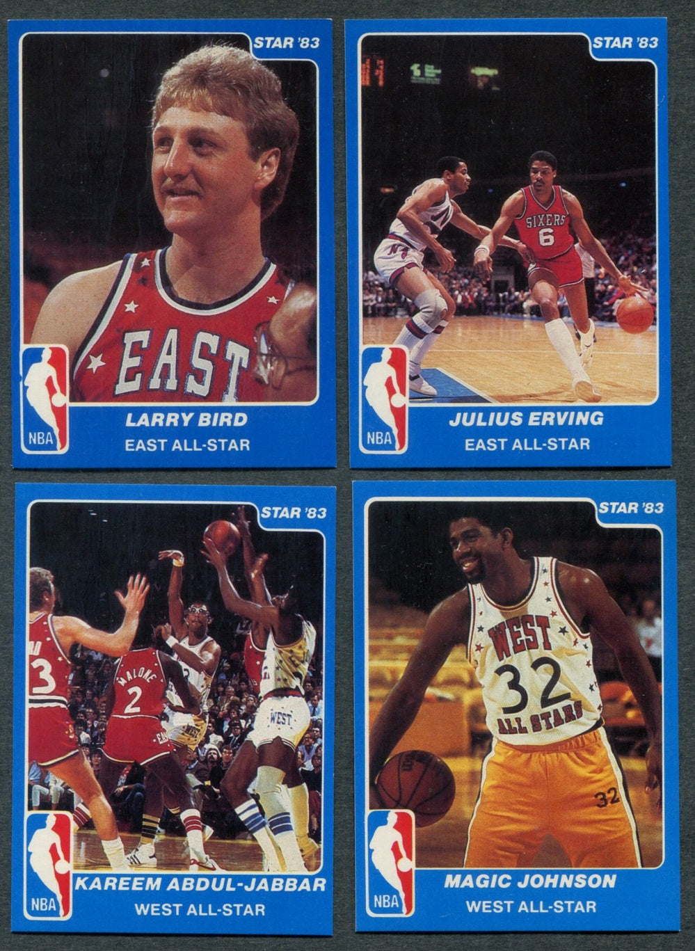 1983 Star Basketball All-Star Game Complete Set NM NM/MT (32) (24-472)