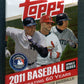 2011 Topps Baseball Update Series Unopened Pack (Hobby) (10)