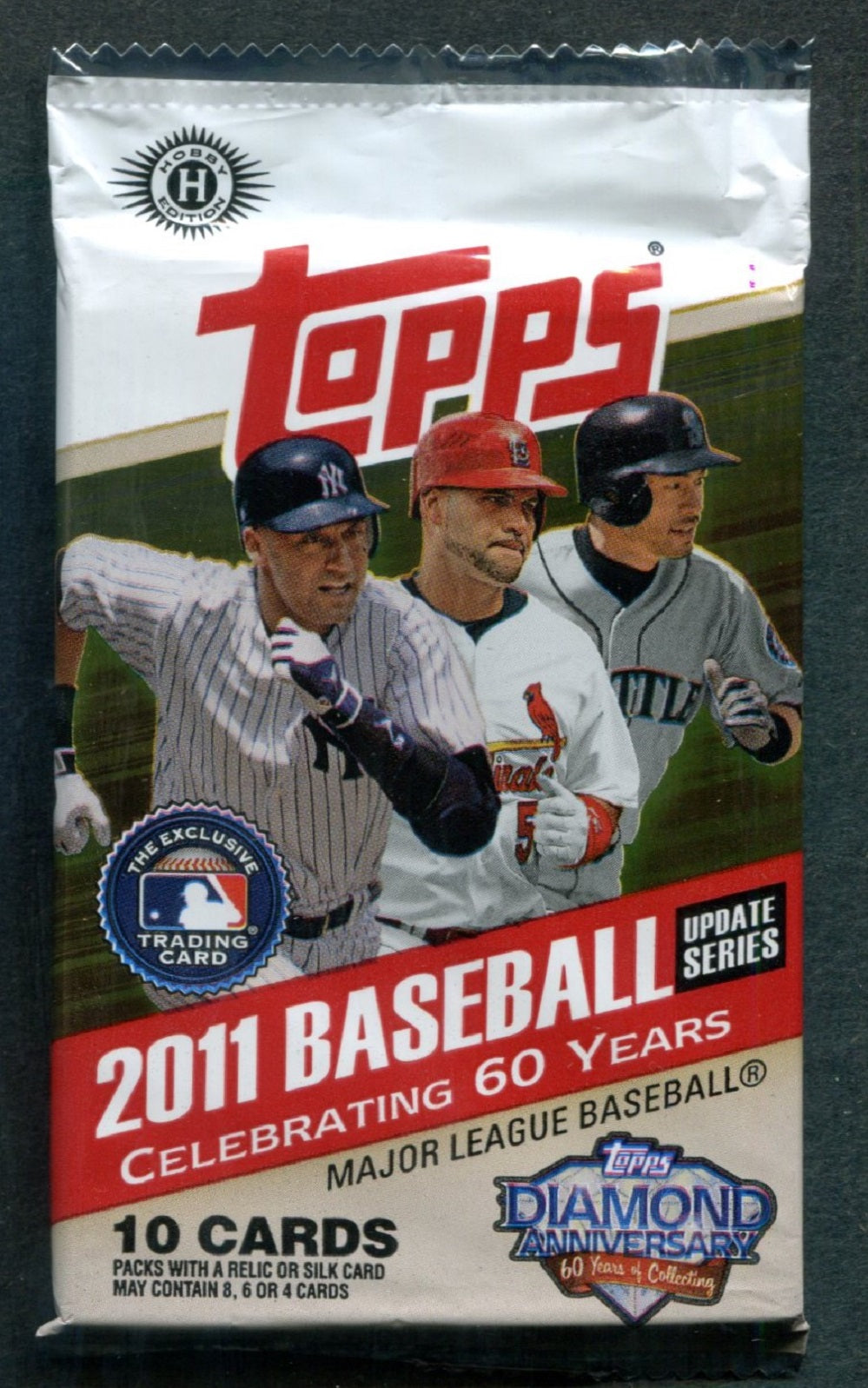 2011 Topps Baseball Update Series Unopened Pack (Hobby) (10)