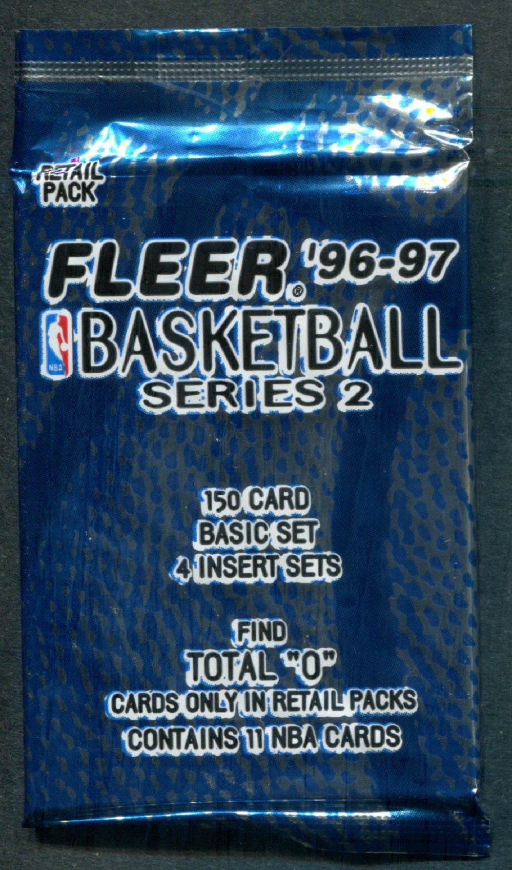 1996/97 Fleer Basketball Series 2 Unopened Pack (Retail) (11 Cards)