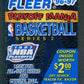 1996/97 Fleer Basketball Series 2 Unopened Pack (Playoff Mania) (6 Cards)