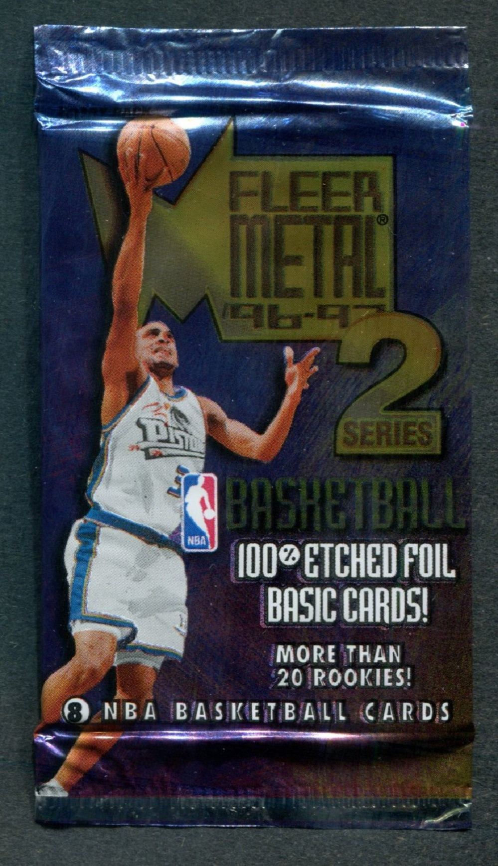 1996/97 Fleer Metal Basketball Series 2 Unopened Pack (Hobby)
