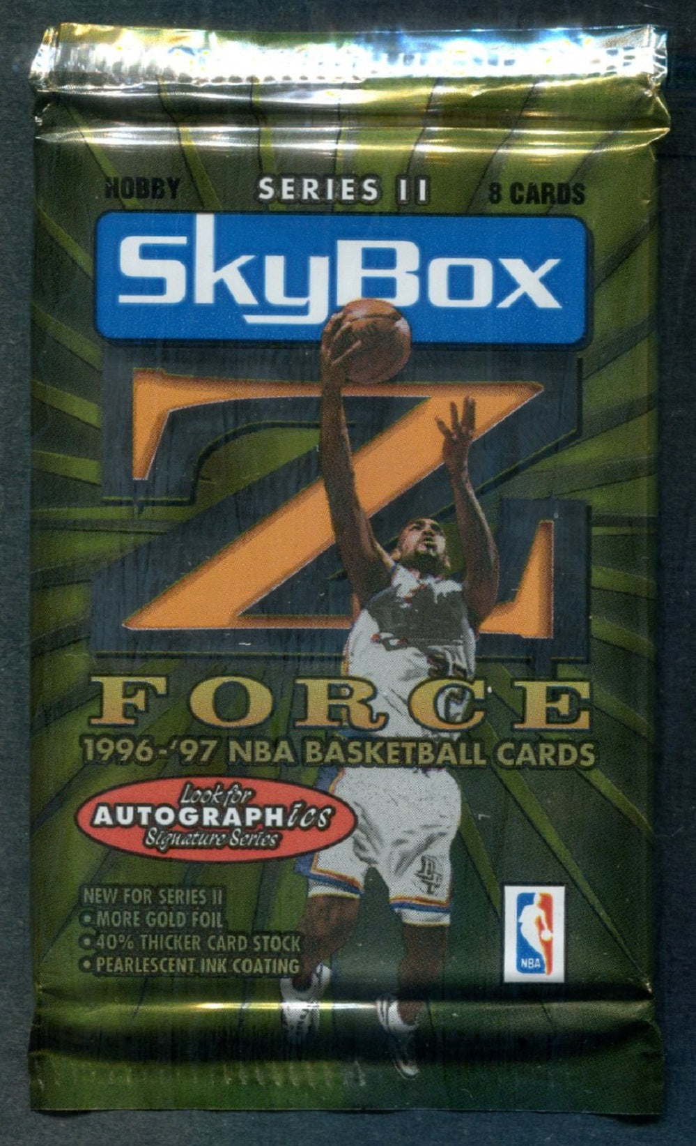 1996/97 Skybox Z-Force Basketball Series 2 Unopened Pack (Hobby)