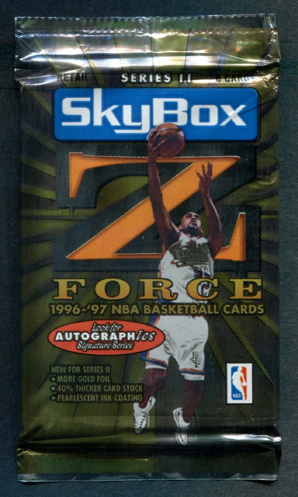 1996/97 Skybox Z-Force Basketball Series 2 Unopened Pack (Retail)