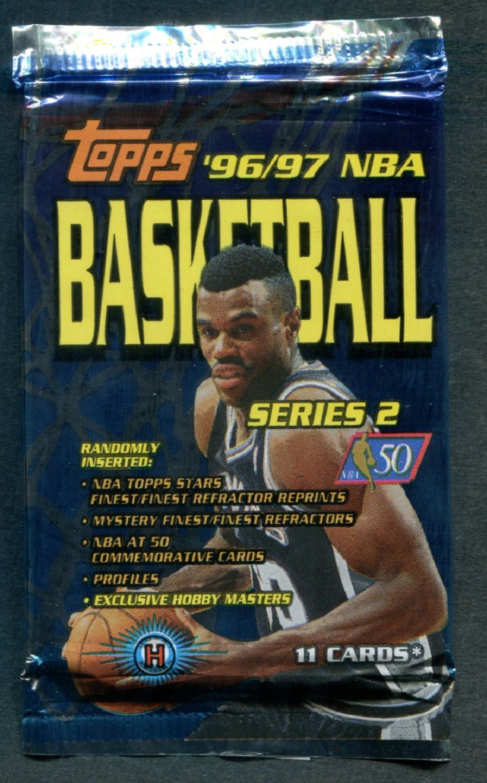 1996/97 Topps Basketball Unopened Series 2 Pack (Hobby) (11 Cards)