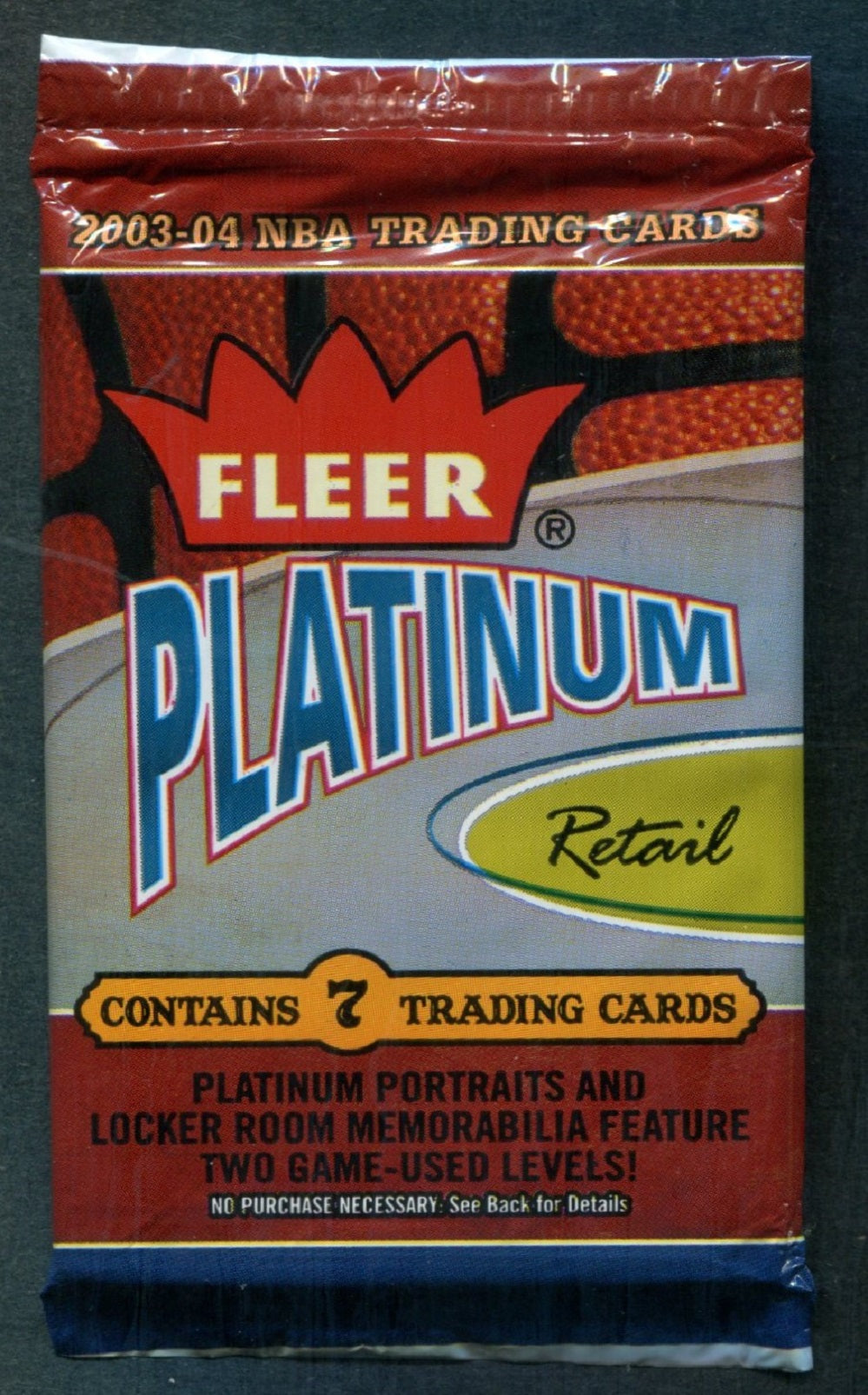 2003/04 Fleer Platinum Basketball Unopened Pack (Retail)