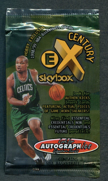 1998/99 Skybox E-X Century Basketball Unopened Pack (Hobby