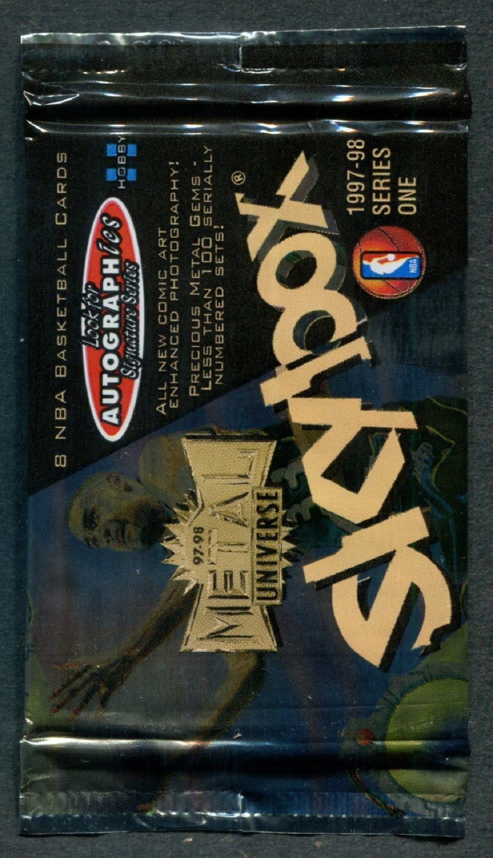 1997/98 Skybox Metal Universe Series 1 Unopened Pack (Hobby)