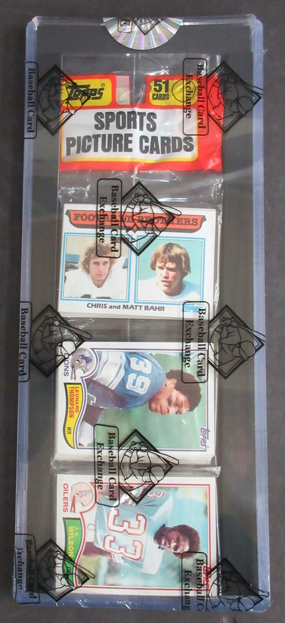 1982 Topps Football Unopened Rack Pack (BBCE) (Taylor RC Back)