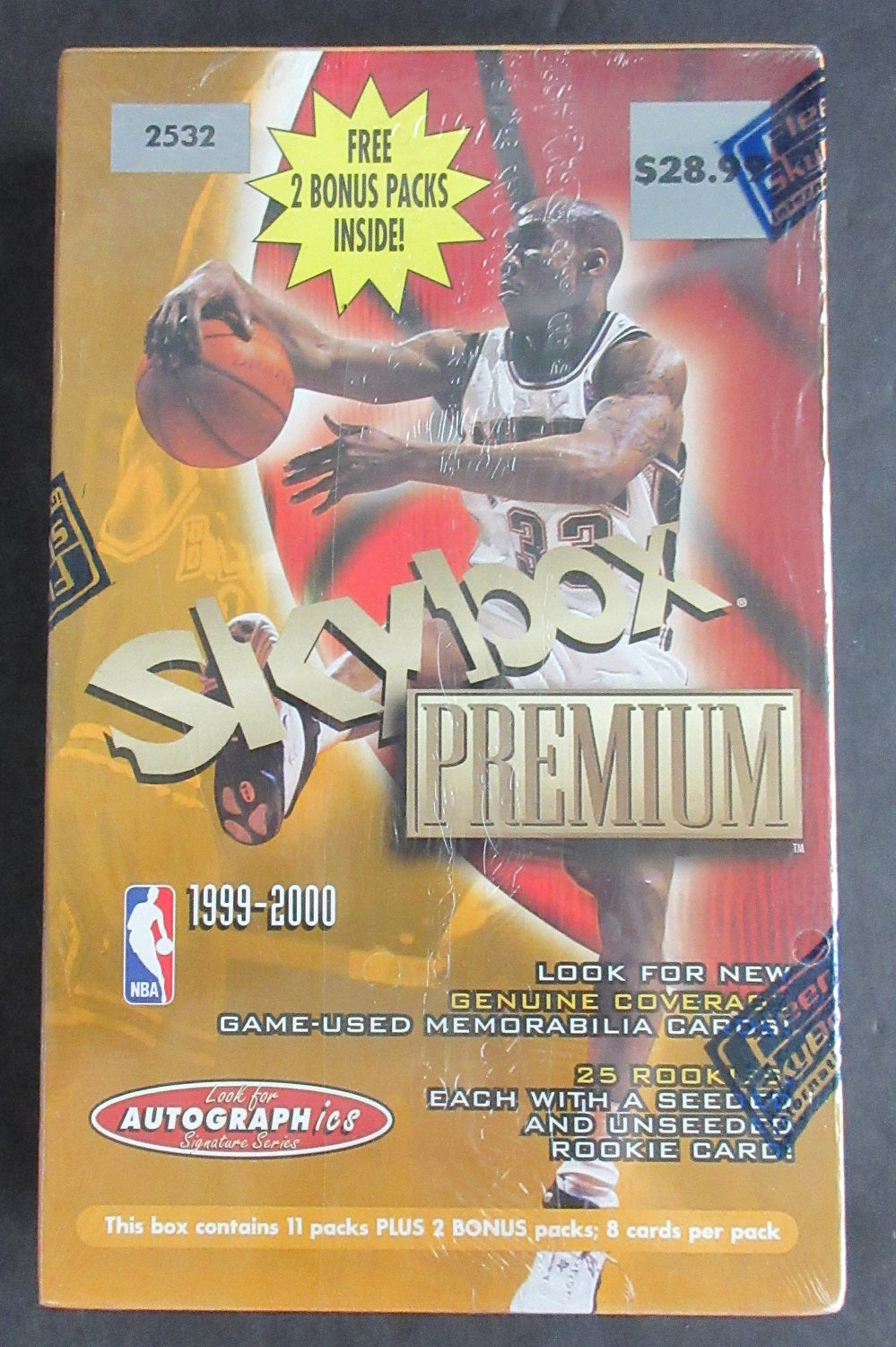 1999/00 Skybox Premium Basketball Unopened Blaster Box (13/8)