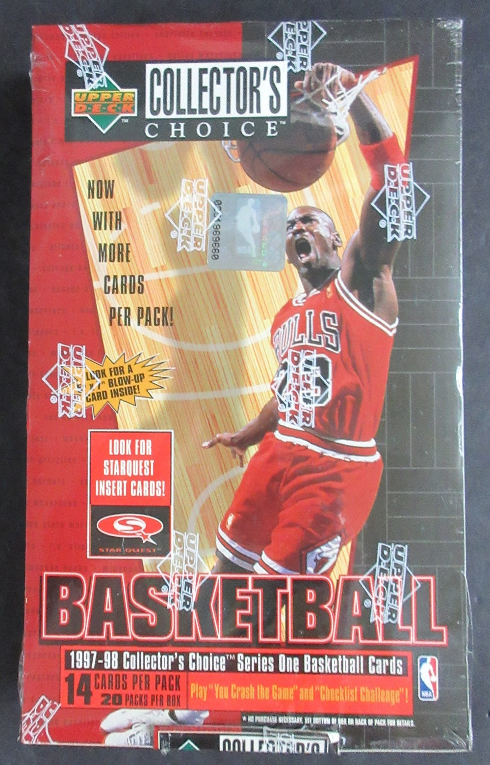 1997/98 Upper Deck Collector's Choice Basketball Series 1 Box (20/14)