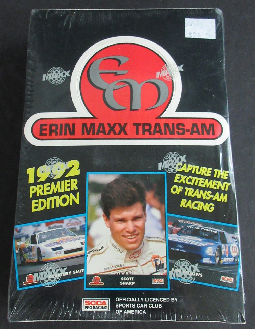 1992 Erin Maxx Trans-Am SCCA Pro Racing Race Cards Box