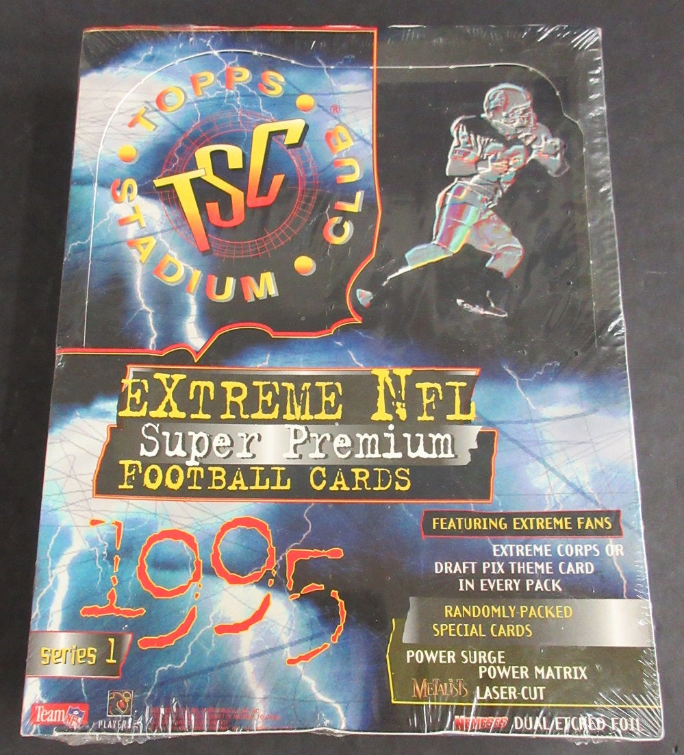 1995 Topps Stadium Club Football Series 1 Rack Box (10/15)
