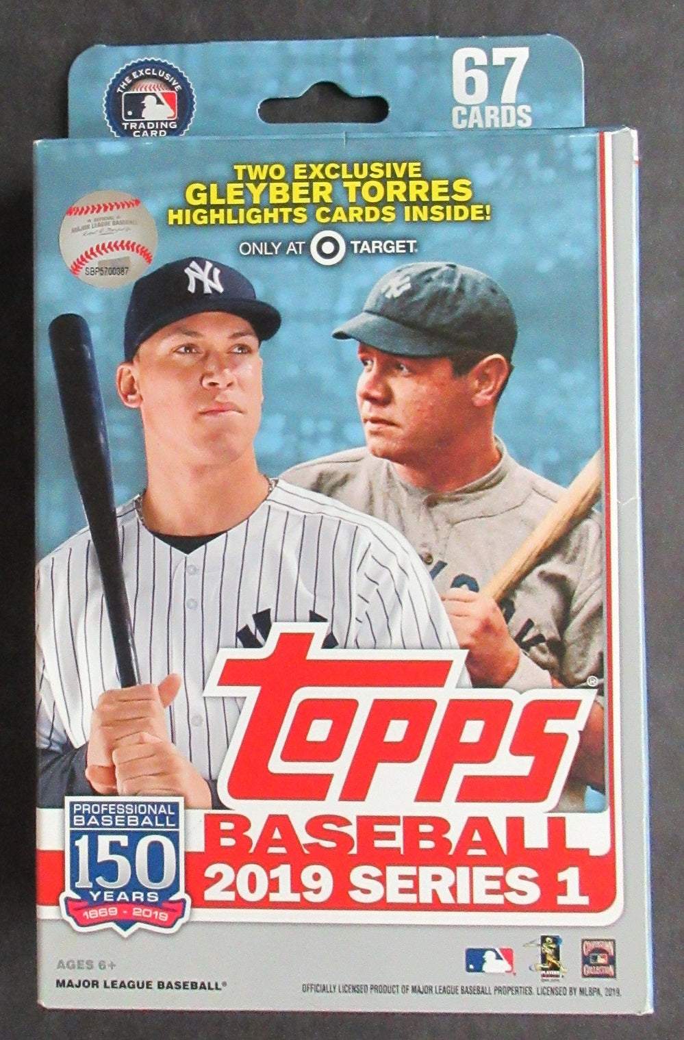 2019 Topps Baseball Series 1 Hanger Box (Target) (Gleyber Torres) (67)