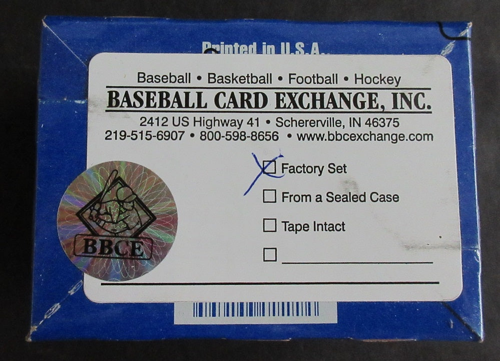 1989 Score Baseball Rookie & Traded Factory Set (BBCE)