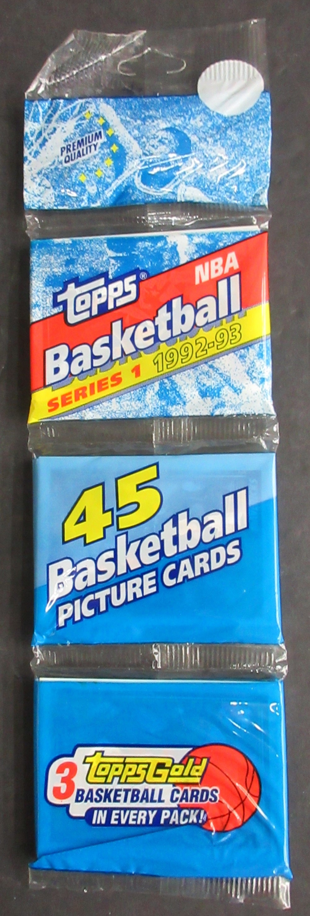 1992/93 Topps Basketball Unopened Series 1 Rack Pack