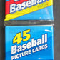 1992 Topps Baseball Unopened Rack Pack (45)