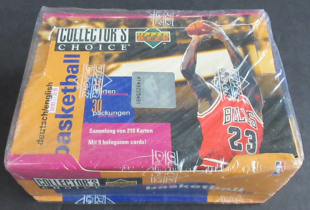 1995/96 Upper Deck Collector's Choice Basketball Series 1 Box (Germany (30/10)