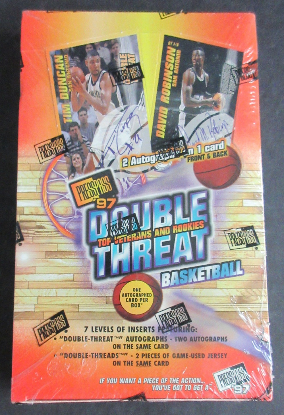 1997 1997/98 Press Pass Double Threat Basketball (36/) (Retail)