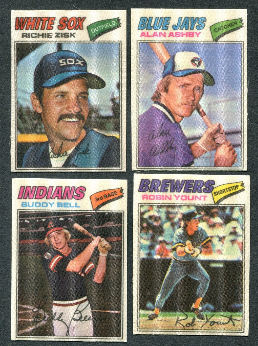 1977 Topps Baseball Cloth Stickers Complete Set (w/ checklists) NM
