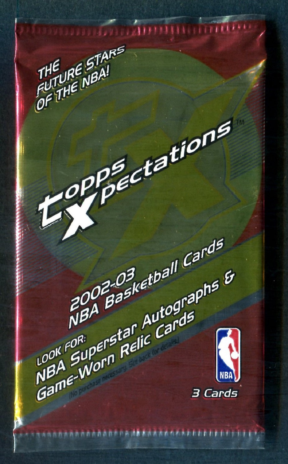 2002/03 Topps Xpectations Basketball Unopened Pack (3)