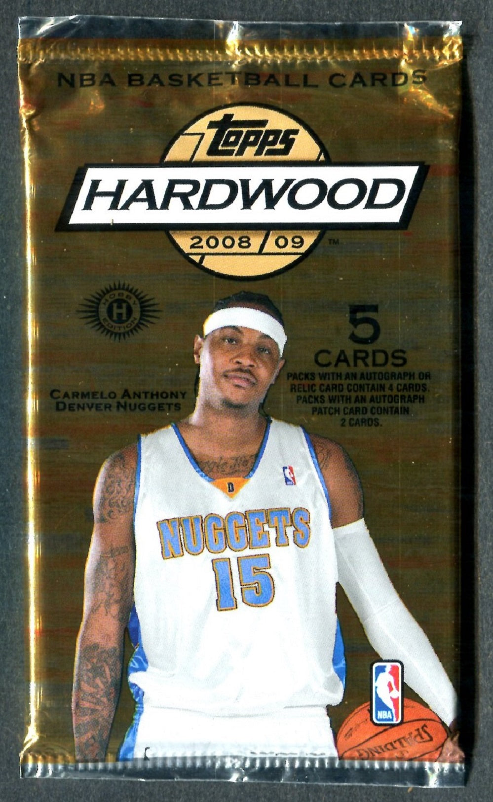 2008/09 Topps Hardwood Basketball Unopened Pack (Hobby) (5)