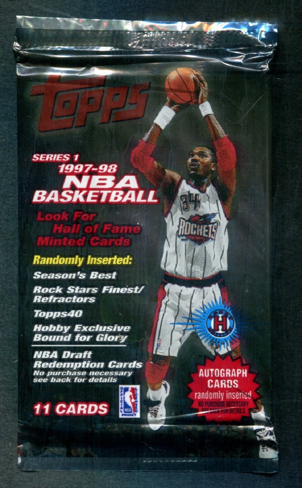 1997/98 Topps Basketball Unopened Series 1 Pack (Hobby) (11)