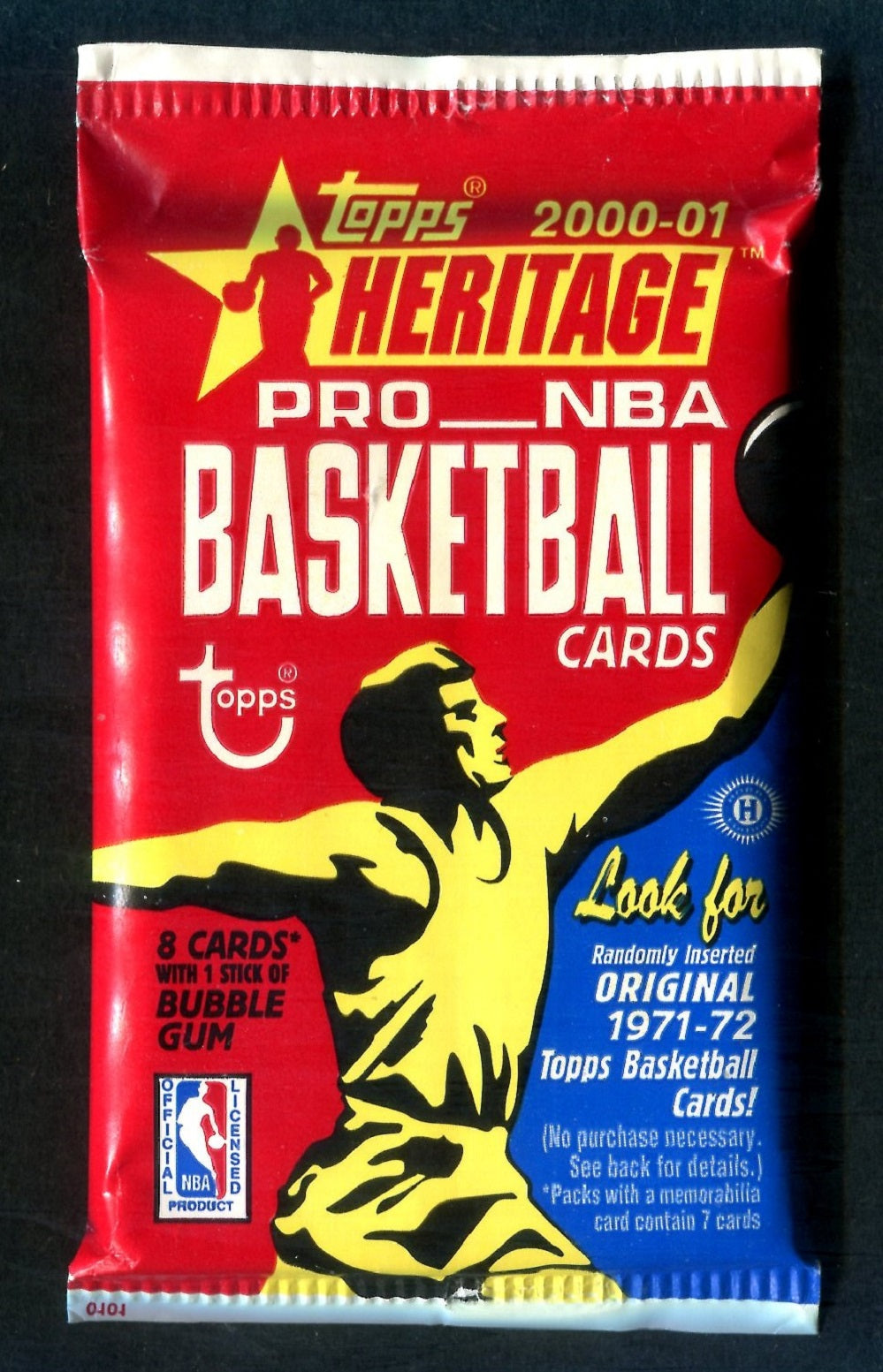 2000/01 Topps Heritage Basketball Unopened Pack (Hobby) (8)